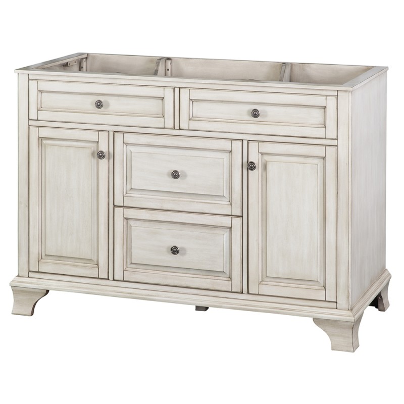 CORSICANA 48" VANITY - Antique White Finish