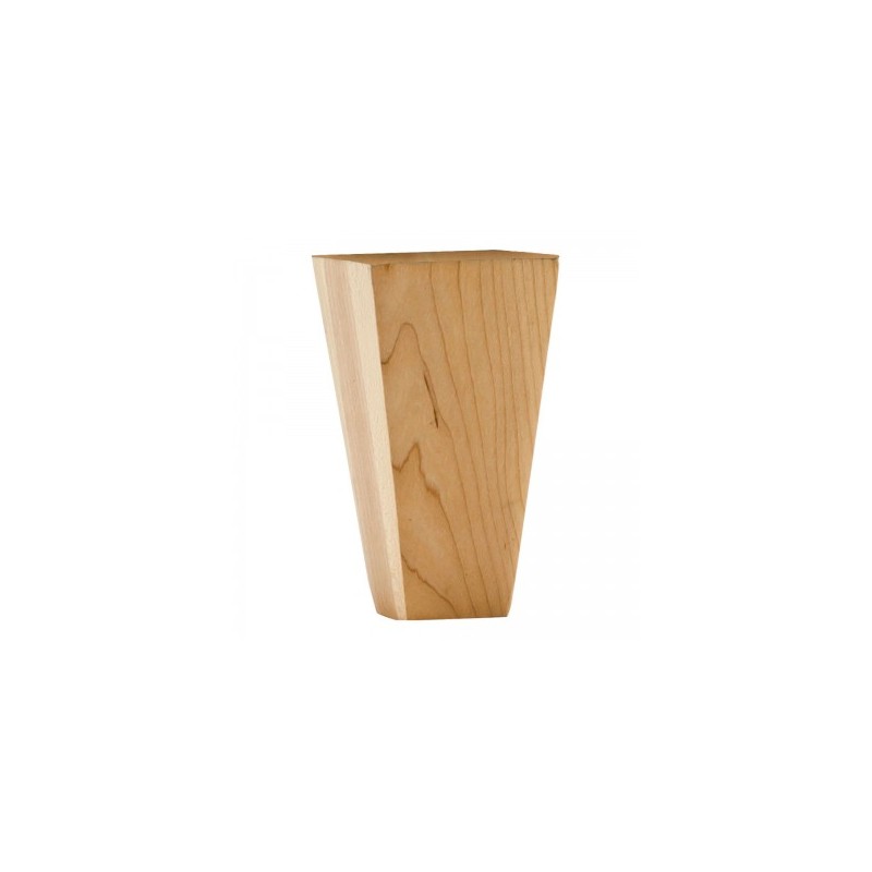 Shaker Style Tapered Bun Foot.  2-1/4" x 4-1/2".  Species: W