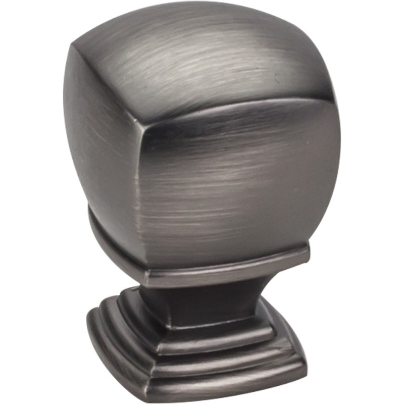 1" Overall Length Cabinet Knob.  Packaged with one 8/32" x 1