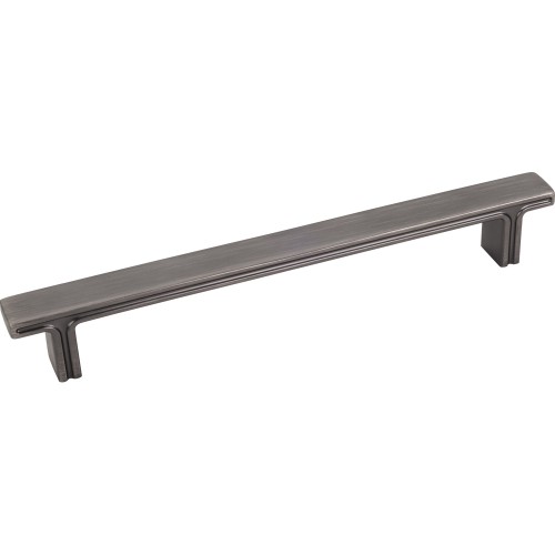 7-5/8" OL Rectangle Cabinet Pull.  Packaged with two 8-32 x 