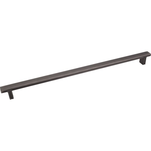 13-15/16" OL Rectangle Cabinet Pull.  Packaged with two 8-32