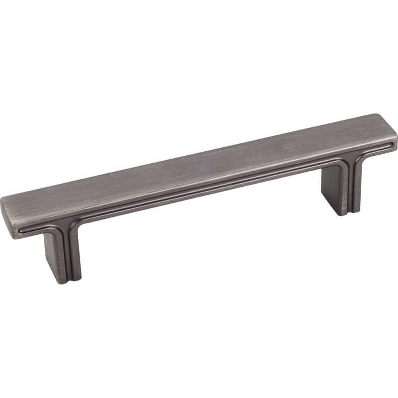 5-1/8" OL Rectangle Cabinet Pull.  Packaged with two 8-32 x 