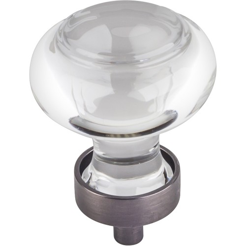 1-7/16" Dia Glass Button Cabinet Knob. Packaged with one 8-3