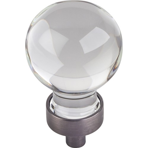 1-1/16" Dia Glass Sphere Cabinet Knob. Packaged with one 8-3