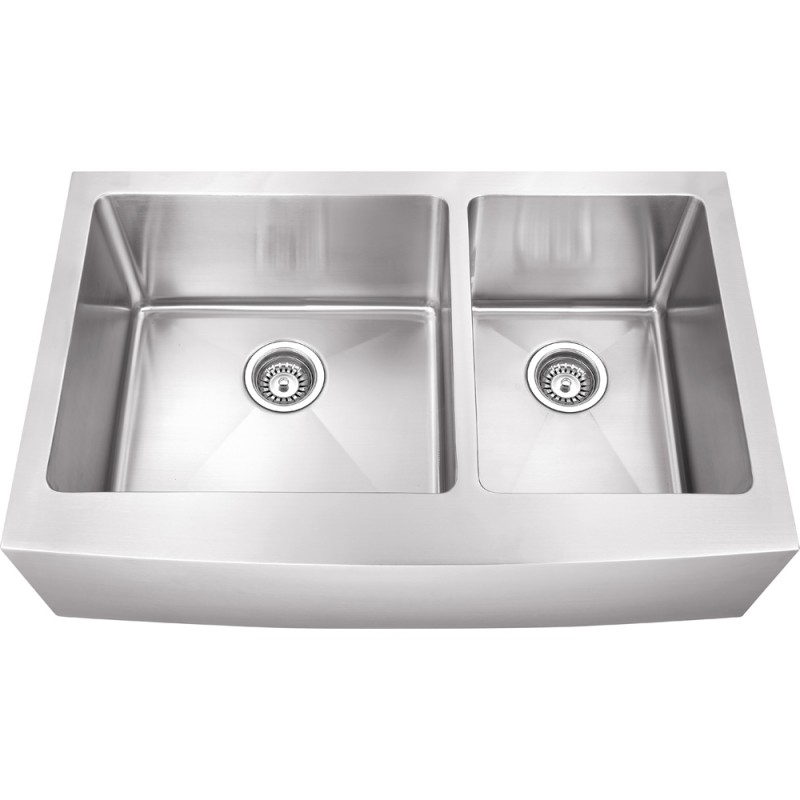 Stainless Steel (16 Gauge) Fabricated Farmhouse Kitchen Sink