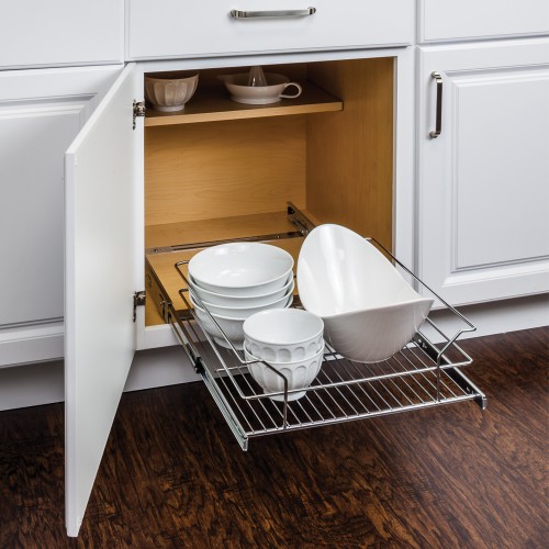 Metal Basket Pullout Organizer for 21" Base Cabinet   Retail