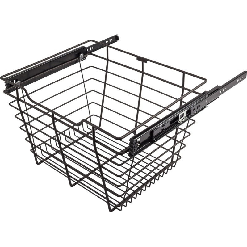 Closet Pull-Out Basket 14"DX17"WX11"H.  Heavy-duty wire cons