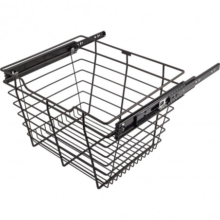 Closet Pull-Out Basket 14"DX23"WX11"H.  Heavy-duty wire cons