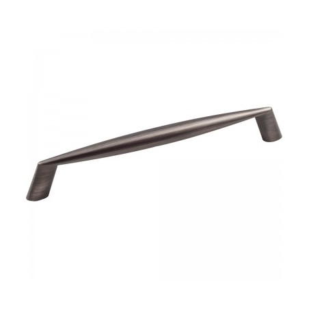 7-1/16" Overall Length Zinc Die Cast Cabinet Pull. Brushed Pewter          