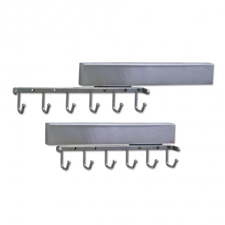 295mm Sliding Belt Rack:  Polished Chrome                   