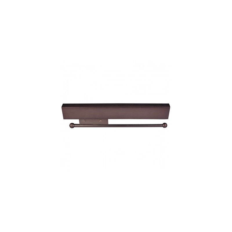 295mm Sliding Wardrobe Hanger: Dark Brushed Antique Copper. 