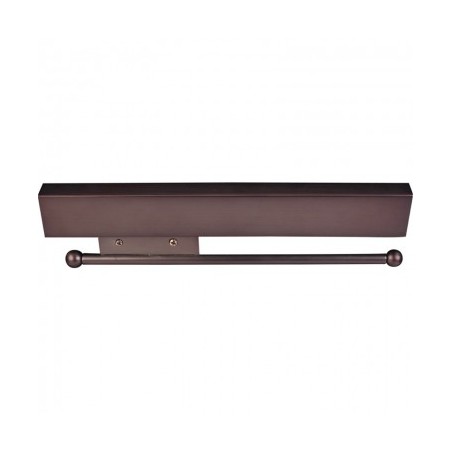 295mm Sliding Wardrobe Hanger: Dark Brushed Antique Copper. 