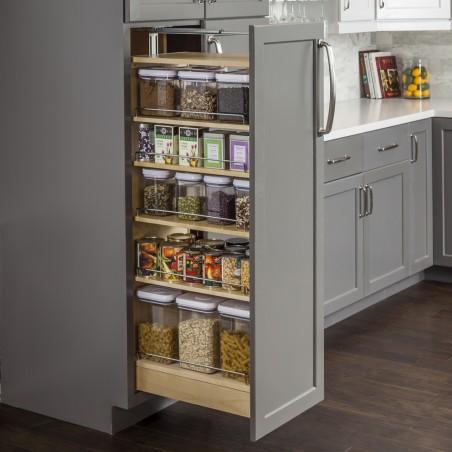 Pantry Cabinet Pullout 11-1/2" x 22-1/4" x 60".             