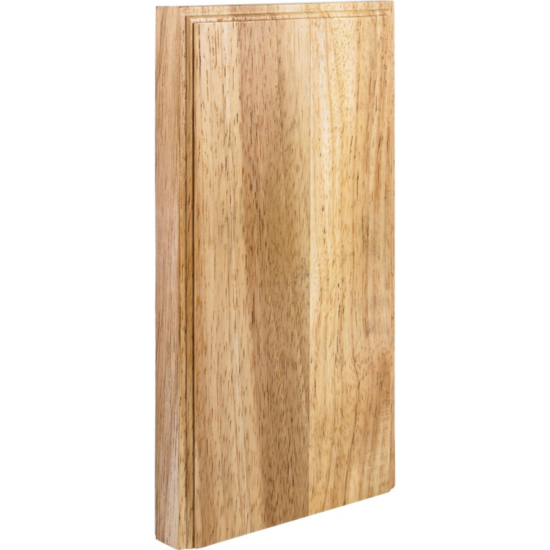 10" x 5-1/2" x 7/8" Plinth Block Species:  Rubberwood      