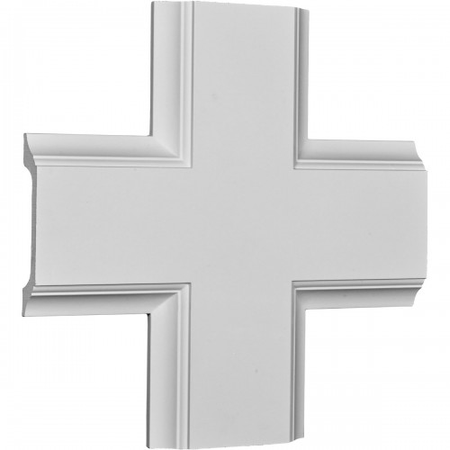 20"W x 2"P x 20"L Inner Cross Intersection for 8" Traditional Coffered Ceiling System