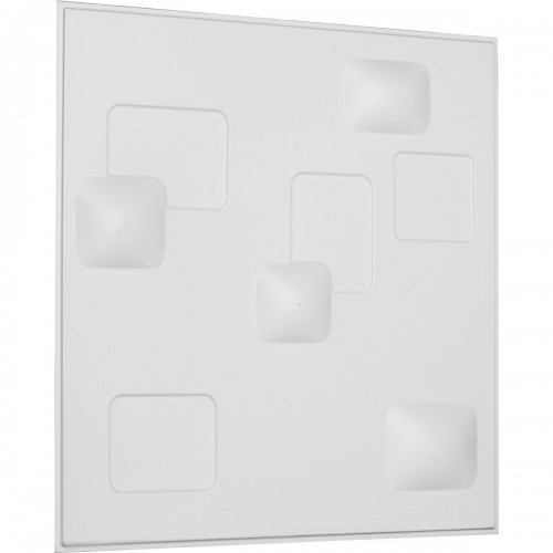 19 5/8"W x 19 5/8"H Avila EnduraWall Decorative 3D Wall Panel, White