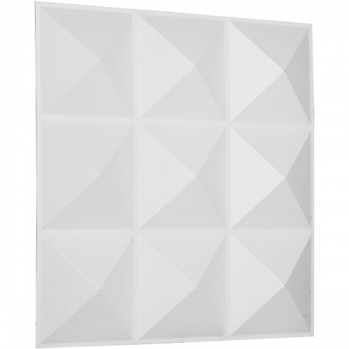 19 5/8"W x 19 5/8"H Benson EnduraWall Decorative 3D Wall Panel, White