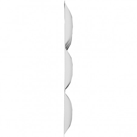 19 5/8"W x 19 5/8"H Classic EnduraWall Decorative 3D Wall Panel, White