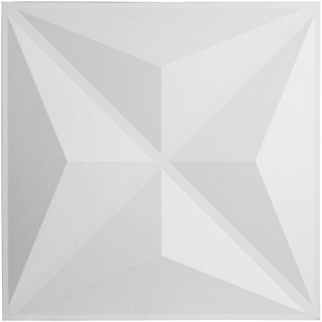 19 5/8"W x 19 5/8"H Haven EnduraWall Decorative 3D Wall Panel, White