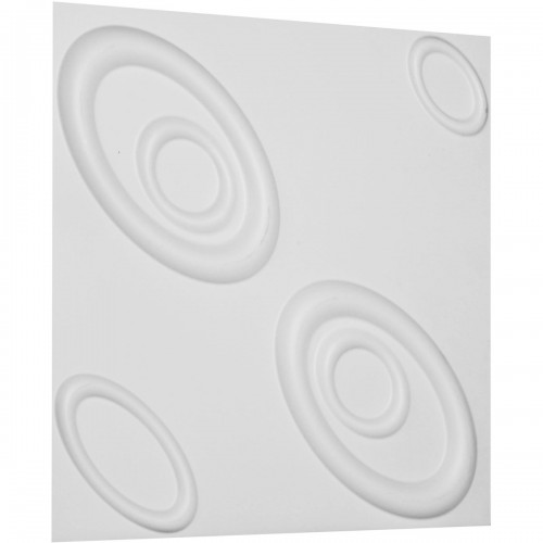 19 5/8"W x 19 5/8"H Maria EnduraWall Decorative 3D Wall Panel, White