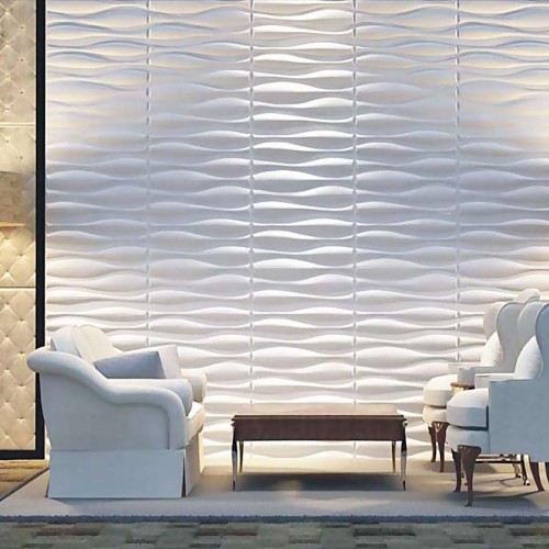 19 5/8"W x 19 5/8"H Fairfax EnduraWall Decorative 3D Wall Panel, White
