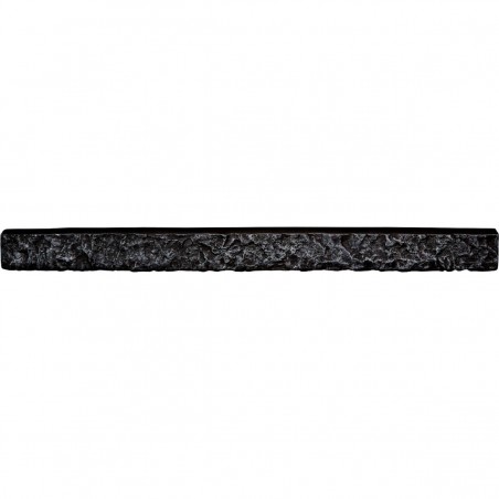 48 1/4"W x 3 3/4"H x 3"D Universal Ledger for Endurathane Faux Stone & Rock Siding Panels, Graphite