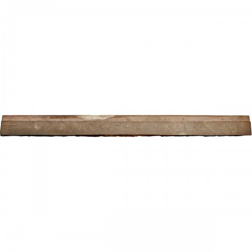 48 1/4"W x 3 3/4"H x 3"D Universal Ledger for Endurathane Faux Stone & Rock Siding Panels, Limestone