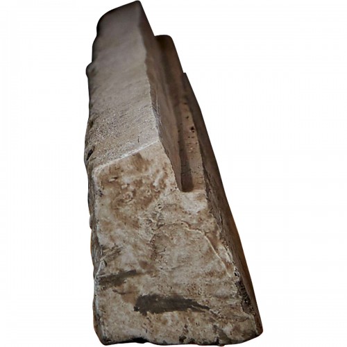 48 1/4"W x 3 3/4"H x 3"D Universal Ledger for Endurathane Faux Stone & Rock Siding Panels, Platinum