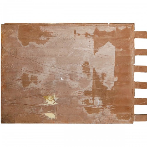 46 5/8"W x 33 3/4"H x 7/8"D Old Chicago Endurathane Faux Brick Siding Panel, Smoked Brick