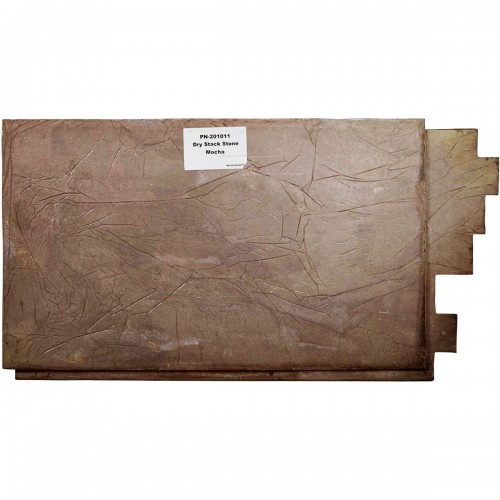48"W x 25"H x 1 1/2"D Dry Stack Endurathane Faux Stone Siding Panel, Mocha