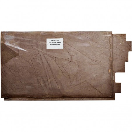 48"W x 25"H x 1 1/2"D Dry Stack Endurathane Faux Stone Siding Panel, Sonora Desert