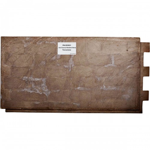 48"W x 25"H x 1 1/2"D Cut Coarse Random Endurathane Faux Rock Siding Panel, Terrastone