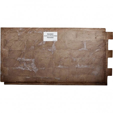 48"W x 25"H x 1 1/2"D Cut Coarse Random Endurathane Faux Rock Siding Panel, Terrastone