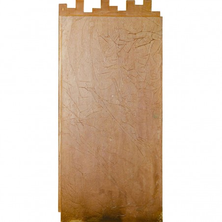 24 3/8"W x 53 7/8"H x 5/8"D Bamboo Slat Endurathane Faux Siding Panel, Golden