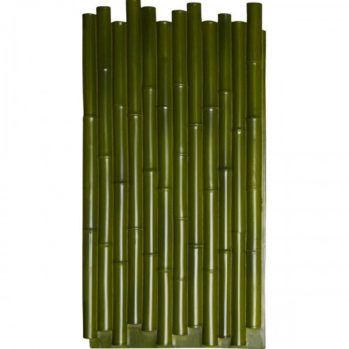 24 1/2"W x 49 7/8"H x 1 3/8"D Bamboo Pole Endurathane Faux Siding Panel, Green