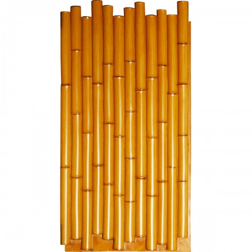 24 1/2"W x 49 7/8"H x 1 3/8"D Bamboo Pole Endurathane Faux Siding Panel, Sundried