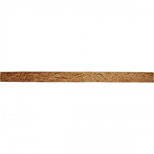 48 1/4"W x 3"H x 2"D Universal Trim for Endurathane Faux Stone & Rock Siding Panels, Arizona Gold