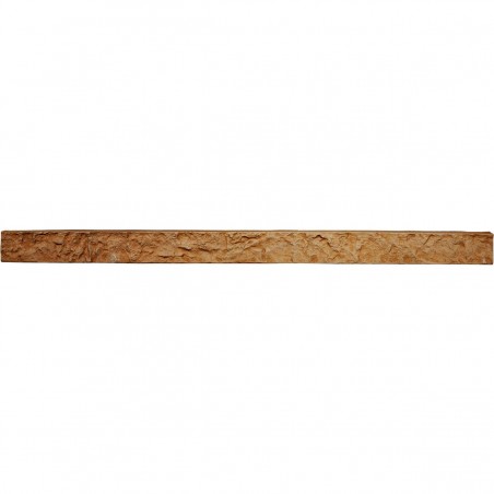 48 1/4"W x 3"H x 2"D Universal Trim for Endurathane Faux Stone & Rock Siding Panels, Arizona Gold