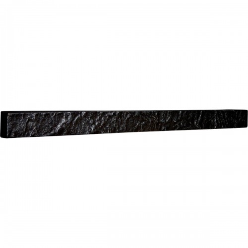 48 1/4"W x 3"H x 2"D Universal Trim for Endurathane Faux Stone & Rock Siding Panels, Graphite