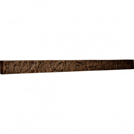 48 1/4"W x 3"H x 2"D Universal Trim for Endurathane Faux Stone & Rock Siding Panels, Java