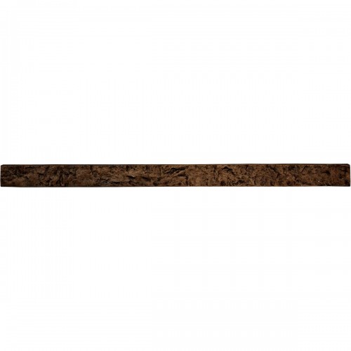 48 1/4"W x 3"H x 2"D Universal Trim for Endurathane Faux Stone & Rock Siding Panels, Java