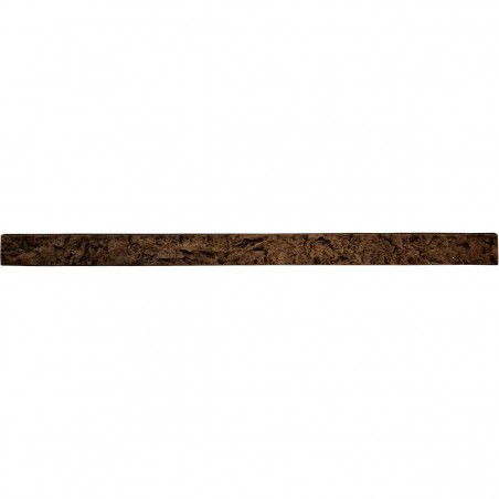 48 1/4"W x 3"H x 2"D Universal Trim for Endurathane Faux Stone & Rock Siding Panels, Java