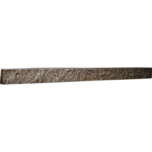 48 1/4"W x 3"H x 2"D Universal Trim for Endurathane Faux Stone & Rock Siding Panels, Platinum