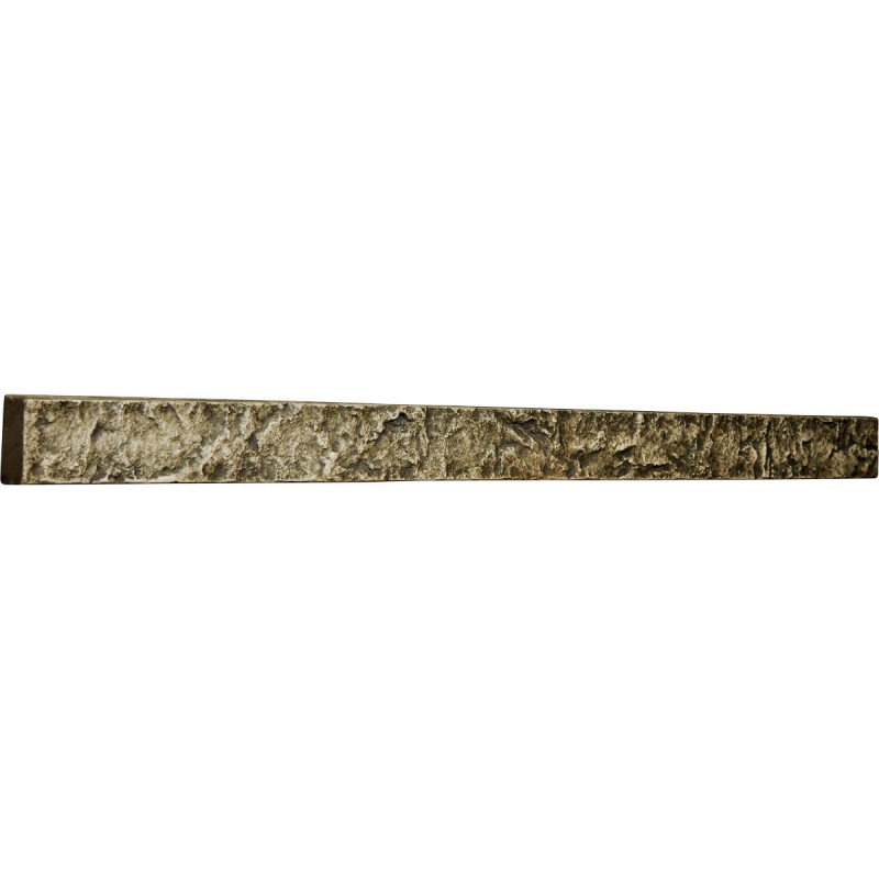 48 1/4"W x 3"H x 2"D Universal Trim for Endurathane Faux Stone & Rock Siding Panels, Redstone