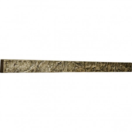 48 1/4"W x 3"H x 2"D Universal Trim for Endurathane Faux Stone & Rock Siding Panels, Redstone