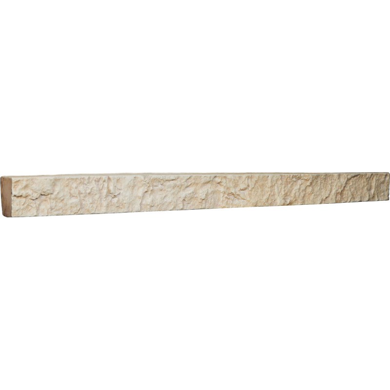 48 1/4"W x 3"H x 2"D Universal Trim for Endurathane Faux Stone & Rock Siding Panels, Sonora Desert