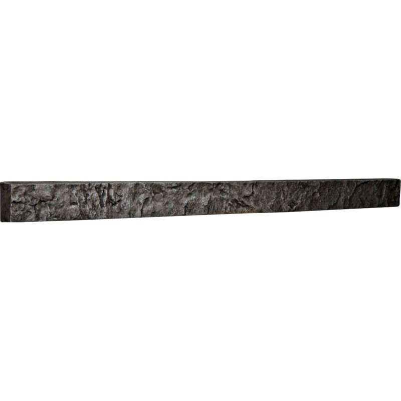 48 1/4"W x 3"H x 2"D Universal Trim for Endurathane Faux Stone & Rock Siding Panels, Slate