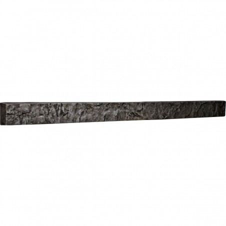 48 1/4"W x 3"H x 2"D Universal Trim for Endurathane Faux Stone & Rock Siding Panels, Slate