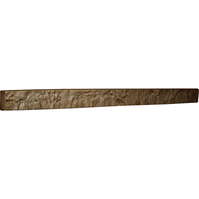 48 1/4"W x 3"H x 2"D Universal Trim for Endurathane Faux Stone & Rock Siding Panels, Terrastone