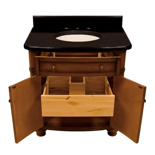 VAN029-T Compton Walnut 32" Single Vanity